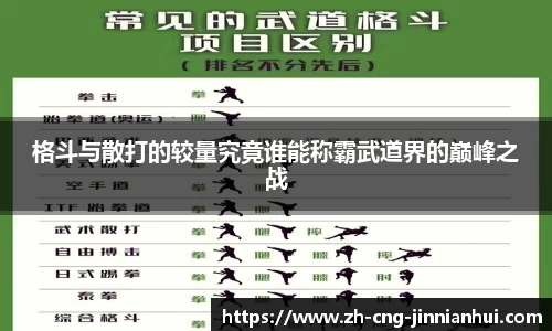 格斗与散打的较量究竟谁能称霸武道界的巅峰之战